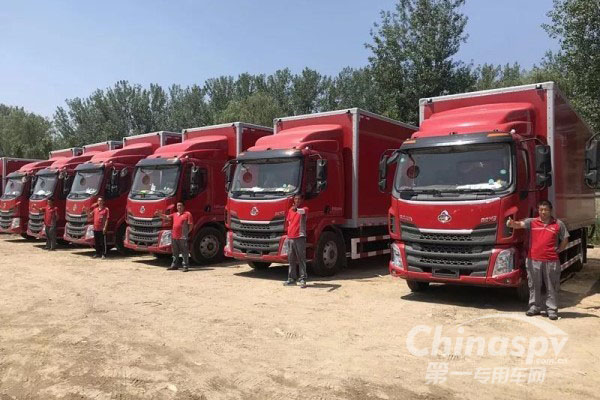 郵政承運(yùn)商好運(yùn)物流增購60臺乘龍汽車