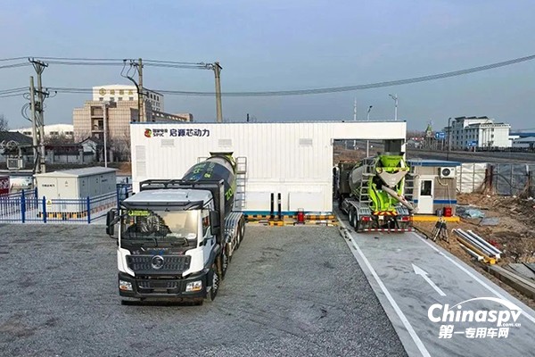 冰城哈爾濱“來電”，陜汽電動攪拌車批量交付