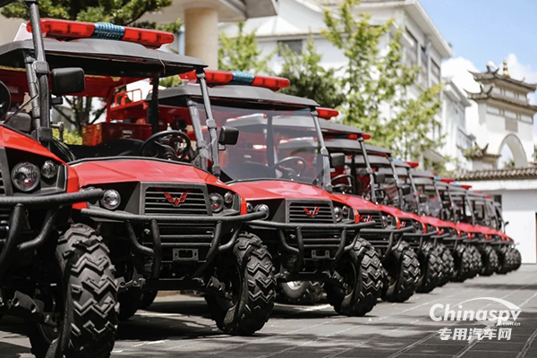 五菱批量全地形越野消防車入滇，共筑安全防火墻