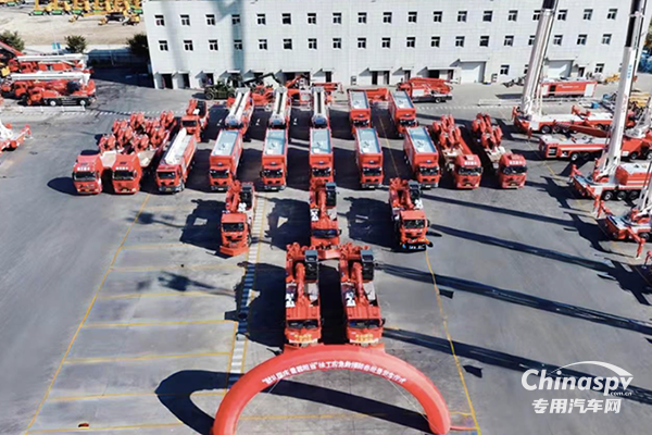 防災(zāi)、減災(zāi)、救災(zāi)，徐工數(shù)十臺(tái)“高精尖”應(yīng)急救援裝備奔赴全國各地