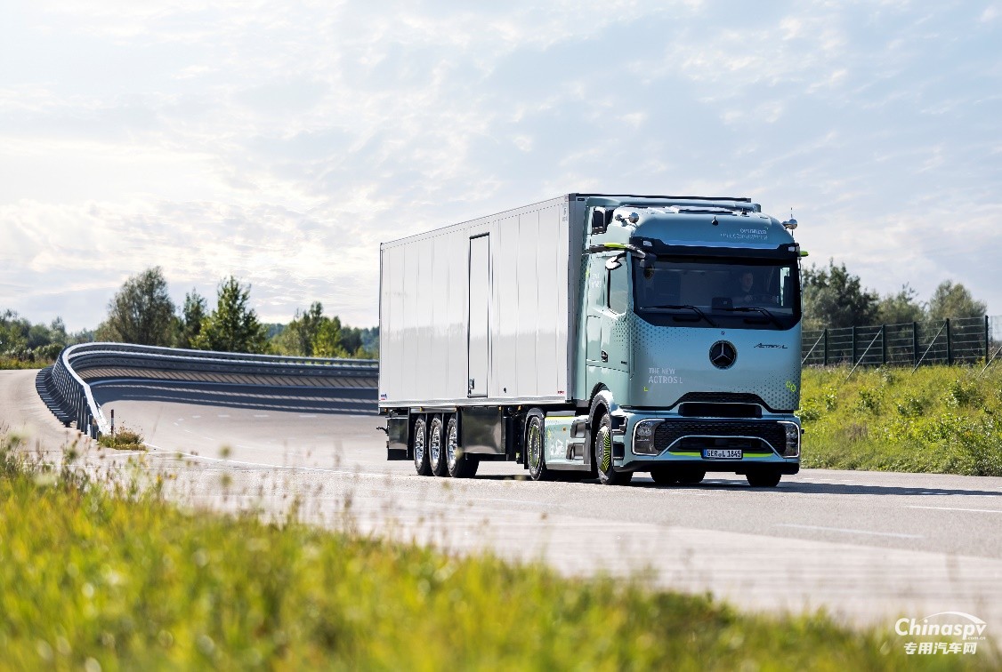 戴姆勒IAA2024：聚焦碳中和長途運輸，梅賽德斯-奔馳eActros 600純電動卡車預計11月實現(xiàn)量產(chǎn)