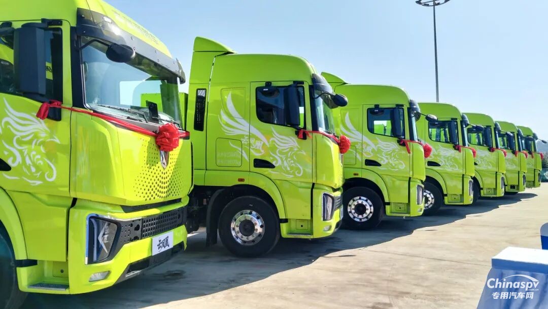 玉柴混合動力配套奇瑞新能源重卡批量交付浙江客戶