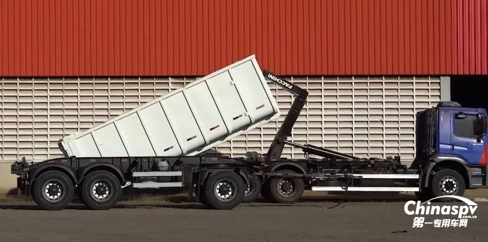 歐洲滑動(dòng)式車廂可卸式垃圾車