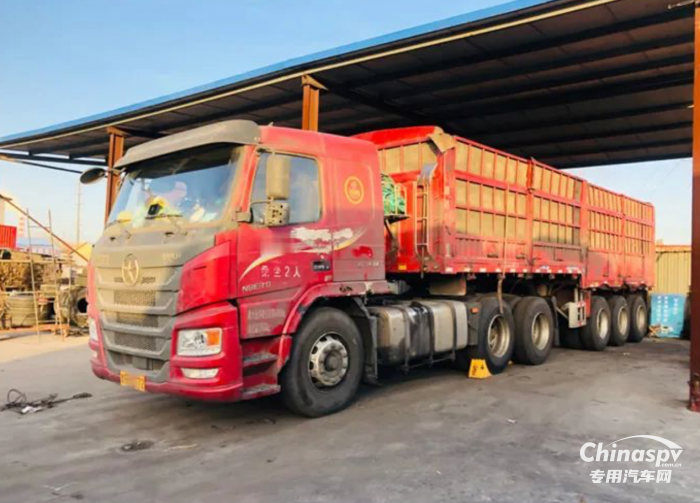 綜合對(duì)比故障率最低！大運(yùn)N8E子母車征服能源運(yùn)輸企業(yè)